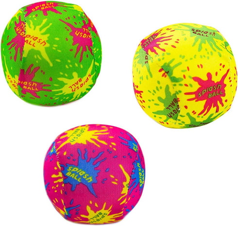 Super Z Outlet Water Splash Balls for Pool, 12 Pack - Summer Beach Soaking Games & Fun Children Party Activities