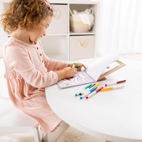 Magic-Pattern Kids’ Wild Animals Marker Coloring Pad - On the Go Travel Activity with FSC-Certified Materials