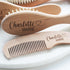 Personalized Wooden Baby Hair Brush - Perfect Gift for Baby Girls