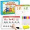 Preschool Learning Activities Kindergarten Workbooks, Toddler Busy Book Handwriting Practice, Coloring Tracing