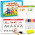 Preschool Learning Activities Kindergarten Workbooks, Toddler Busy Book Handwriting Practice, Coloring Tracing