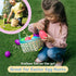 3.5 36 Prextex Unfilled Easter Eggs Empty, pcs - Empty Plastic Eggs Fillable with Candy, Presents for Toy Basket
