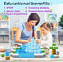 3 4 5 6 7 8 3+ Magnetic Blocks-Build Mine Magnet World Ice Edtion Building Craft, Toys for Girls Age STEM Sensory Kids