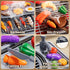 NIPLOOOW Set, Playset 2-Layer 3 4 5 6 7 8 Kids Kitchen Toy Kids BBQ Grill Kitchen with Smoke, Sound & Light, Barbecue