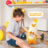 PEACH CAT Banana Duck Plush Pillow, 12" Stuffed Animal with Birthday Party Crown for Kids