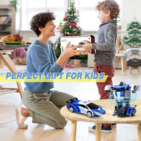 Dolanus Remote Control Car - Transform Robot RC Cars with Batteries: 360 Degree Rotating Drifting, Gift for Boys/Girls