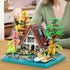 A-Frame Cabin Building Set - Medieval Forest Cabin House Micro Building Block Set for Adults and Teens (2688 Pcs)