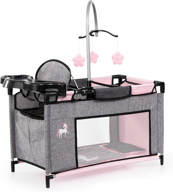 Bayer Multi-Bed Playpen for Dolls up to 18 Inches with Changing Station