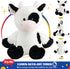 15'' Glow Guards Light up Music Cow Stuffed Animals Glowing Singing Soft Plush Toy with Lullaby Songs LED Night Lights