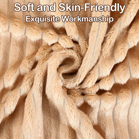 8 30 40 Inches 8 Reginary Pcs Flannel Fuzzy Blankets x Soft Warm and Lightweight Stripes Throw Blankets Fluffy Plush