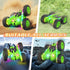 360 4WD Terucle Remote Control Car, Rc Cars Stunt RC Car Toys Upgraded Strip Lights and Headlights Kids Toys