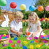36 Pack Easter Eggs Fillers with Bunny Plush, Easter Basket Stuffers with Toys Inside Filled Mini Stuffed Animals