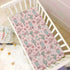 Sinestour Cowgirl Western Cowboy Pink Baby Crib Sheet Soft and Breathable Crib Mattress Protector for Standard Playard