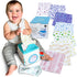 Quiggly Soft Fabric Tissue Box Toy for Babies- Montessori Sensory Development Toy