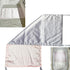 AKISS Satin Crib Sheet Pillow Cover Silk Bassinet Cradle Slip Reversible Use for