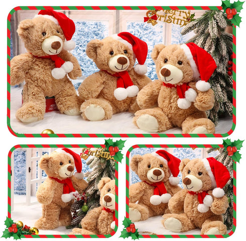 Aoriher 6 Pieces Bear Bulk Stuffed Animal - Baby Shower Plush Toys, Soft Cute Bear for Easter Graduation Gifts