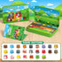 60PCS Set 3-5 4-8 8-12+ Axirata Mini Magnetic Blocks Travel for Kids, Mini Magnetic Tiles Building Cubes with Portable