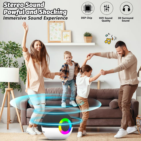 goopow 3 4 5 6 7 8+ (Black-2 Mini Karaoke Machine Speaker for Kids Adults, Portable Bluetooth Microphone Song Toys