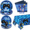10th Birthday Decorations for Boys, 81 Pcs Level 10 Video Game Party Supplies, Serves 20 with Plates Napkins Forks