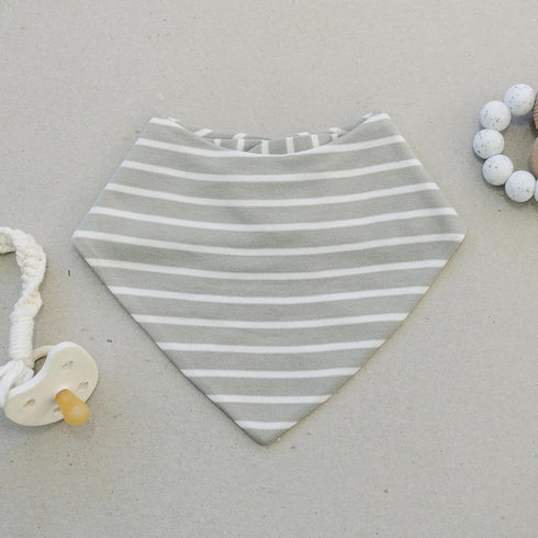 Pack 2 Woolino Merino Wool Baby Bibs - Highly Absorbent Bandana Bib with Cotton Outer Layer and Merino Wool Inner Layer