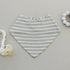 Pack 2 Woolino Merino Wool Baby Bibs - Highly Absorbent Bandana Bib with Cotton Outer Layer and Merino Wool Inner Layer