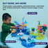 3-5+, 79 Set 10 (ICY-World-L2 ICY World Building Toys for Girls & Boys Age PCs Large Block Arctic Animals with Figures