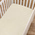 American Baby Company Heavenly Soft Chenille Fitted Crib Sheet, 28" x 52", Cream, for Boys and Girls