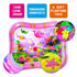 Extra Big Infant Toys, Baby Pink Water Play Mat, Tummy Time Toys, Fun Early Development Activity Play Center (39.5x31.5