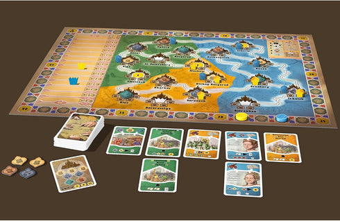 Capstone Games Catherine: Cities of The Tsarina - Board Game for Ages 14+, 2-4 Players, 60 Min Playtime