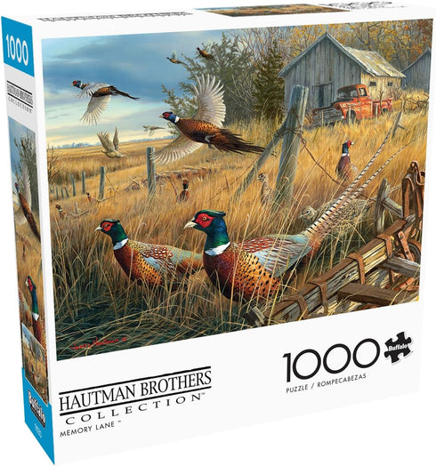 Buffalo Games Jim Hautman Memory Lane 1000 Piece Jigsaw Puzzle for Adults - Finished Size 26.75 x 19.75
