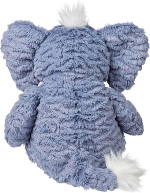 13-Inches, Mary Meyer Stuffed Animal FabFuzz Soft Toy, Small Indigo Elephant
