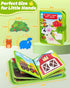 1-3, 1 2 1+ Busy Book for Toddlers Montessori Toys for Year Old Boy Girl Birthday Gifts, Busy Board Educational