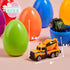 24 JOYIN Pcs Prefilled Easter Eggs with Cars, Vehicle Toys for Boys Kids Easter Party Favor Eggs Hunt/Basket Stuffers