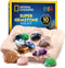 Gemstone Dig Kit – Dig Up 10 Real Gemstones and Crystals, Science Kit for Kids, Gift for Girls and Boys