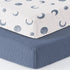 100% 52"x28" 2 Pack Bearmoss Muslin Crib Sheets Cotton Baby Crib Sheets Soft&Breathable Nursery Sheet for Standard Crib