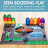 Pack 40PCs Set 3+, Set Learn & Grow Magnetic Tiles Road Expansion - Road Toppers for Cars, STEM Learning & Building Toy
