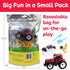Creativity for Kids Sensory Pack: Farm - Sensory Toys for Toddlers 3-4+, Pretend Play Farm Animals Toys for Kids