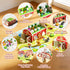 1 2 3 1-3, 1 1st JAUNTY Montessori Toy for Toddlers Years Old, Wooden Farm Shape Sorting Toy for Baby Boys Girls