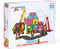 Playmags City Construction Magnetic Tiles Set, Building Blocks with Crane & Road