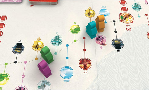 Tokaido: 10th Anniversary Edition Base Game - Exploration & Travel Adventure Board Game Set in Japan, Ages 8+, 2-5