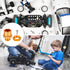 MECCANIXITY Wheel Hex Hub Adapter with M4 Threaded Axle, 12mm to 17mm Extension Conversion Nuts for 1/10 & 1/8 Car