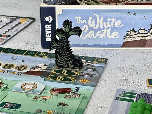 12+, 14 85 Devir - The White Castle Board Game Strategic Eurogame with Worker Placement, Dice Placement & Resource