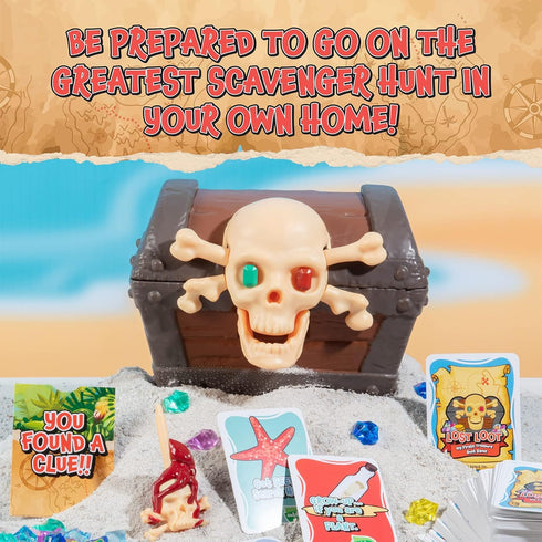 Set Chest-150 2026 Lost Loot DIY Scavenger Hunt Game - Award Winning Pirate Treasure Like No Other! Hide Skeleton Keys