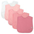 HonestBaby Multipack Reversible 4-in-1 Bibs Absorbent Terry and Knit 100% Organic Cotton