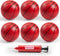 SYNCFUN Mini Basketball Set - 5" with 6 PCS Small Basketball and Pump for Indoor and Outdoor Games