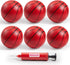 SYNCFUN Mini Basketball Set - 5" with 6 PCS Small Basketball and Pump for Indoor and Outdoor Games