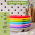 WeeSprout Silicone Divided Plates (No Lids), 100% Food Grade Silicone for Toddlers & Kids, Dishwasher Safe
