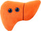 GIANTmicrobes Stuffed Liver Plush, Anatomical Liver Stuffed Animal, Hepatologist Gift