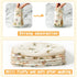 Zainpe 6Pcs Snap Muslin Cotton Baby Bibs - Soft Absorbent Burp Cloths for Newborns Drooling Feeding