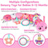 6-12 6-in-1 Tummy 0 3 6 9 12 18 Baby Girls Toys Months - Infant Sensory Music Animal Stuffed Caterpillar Toy